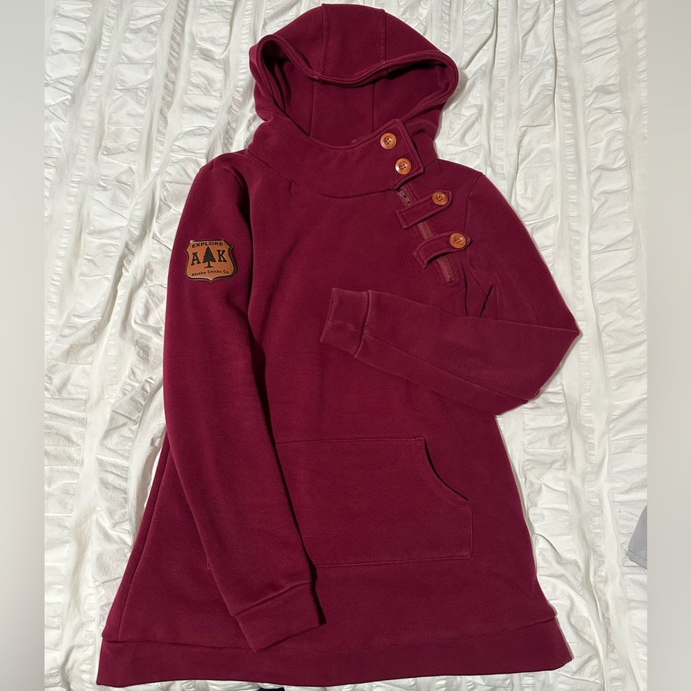 Alaska Chicks Seldovia Side Zip Hoodie